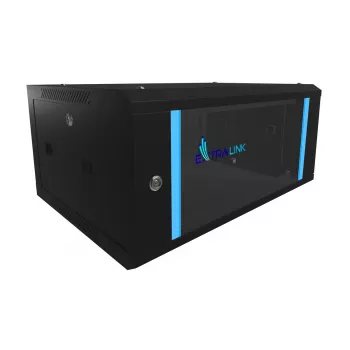 Pie sienas stiprināms statīvs Extralink 4U 600x450 Melns