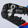 Knipex 97 51 13 kabeļu presētājs Gofrēšanas instruments Melns, Zils, Sarkans