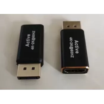 DisplayPort–HDMI adapteris MicroConnect MC-ITH-DP1.2-HDMI — DisplayPort (vīrišķā) uz HDMI (sievišķo), 4K atbalsts