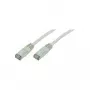 LogiLink 992298 RJ45 tīkla kabelis, komutācijas kabelis CAT 5e SF/UTP 10,00 m pelēks 1 gab.