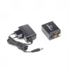 Gembird DSC-OPT-RCA-001 audio pārveidotājs melns