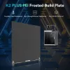 Drukas platforma Creality K2 Plus PEI matēta 400 × 400 mm — rezerves drukas pamatne