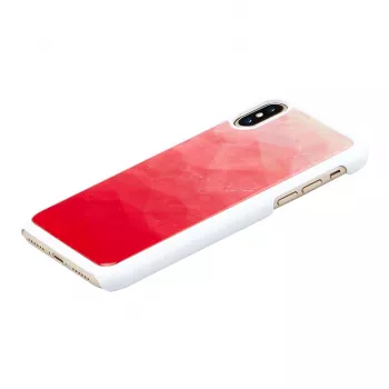 Telefona maciņš iKins iPhone XS / iPhone X — Pink Lake balta aizsargapvalks