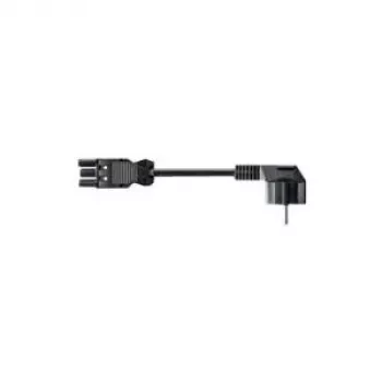 Kabelis Bachmann H05VV-F 3G 1.5 mm² 1.5m Melns CEE7/4 GST18/3