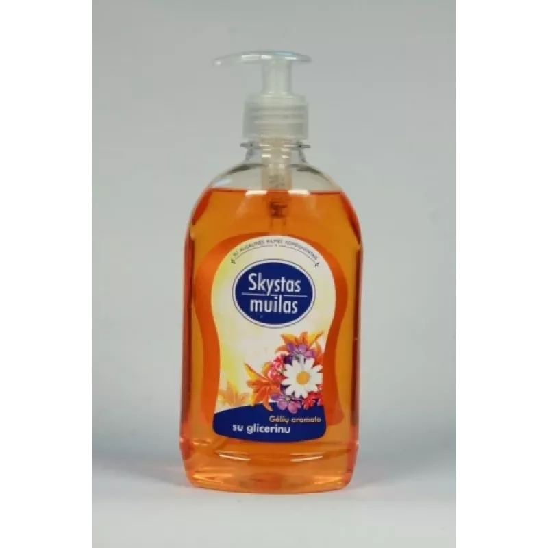 Šķidrās ziepes Nenurodyta P03-02-1-00, 500 ml, glicerīns, ziedu aromāts