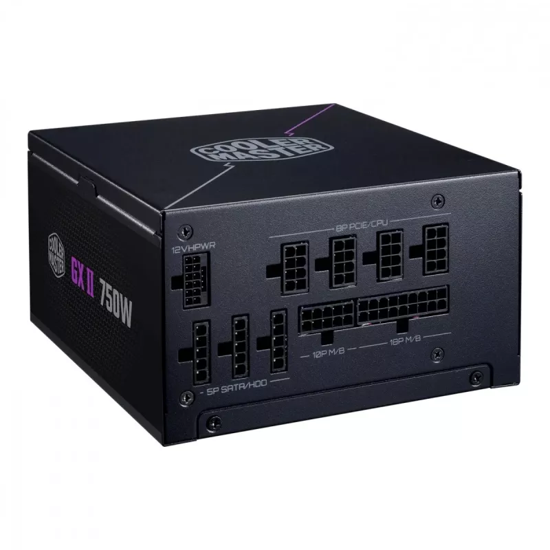 Cooler Master GX II Gold 750 ATX3.1 (750W), PC barošanas bloks, melns