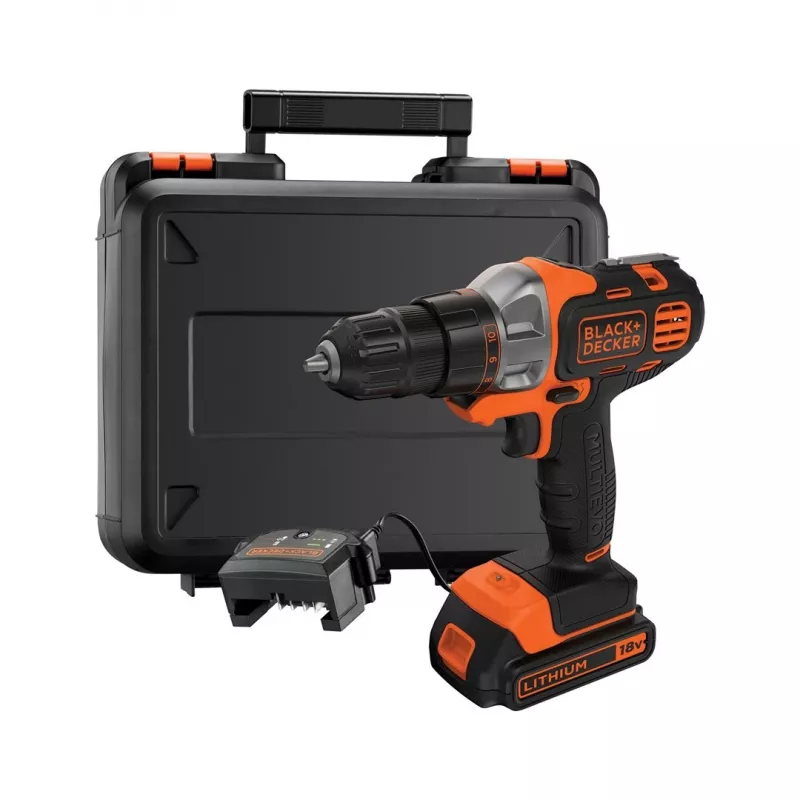 Black & Decker MT218K-QW oscilējošais daudzfunkciju instruments Melns, Oranžs 8500 OPM
