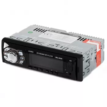 Auto radio BLOW AVH-8624 — FM RDS, 45 W RMS, Bluetooth, USB, MicroSD, AUX, LCD displejs, tālvadības pults, melns