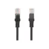 Tīkla kabelis LANBERG PCU6-10CC-1500-BK Cat6 U/UTP 15 m RJ-45 Melns