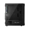 Datora korpuss Logic Concept Portos ARGB ATX melns