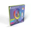 Gredzena lampa RGB 26cm ar statīvu