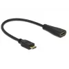 HDMI kabelis DeLOCK 0,23 m mini-HDMI/HDMI