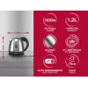 Elektriskā tējkanna Beper P101BOL001 1.7L 2200W melna