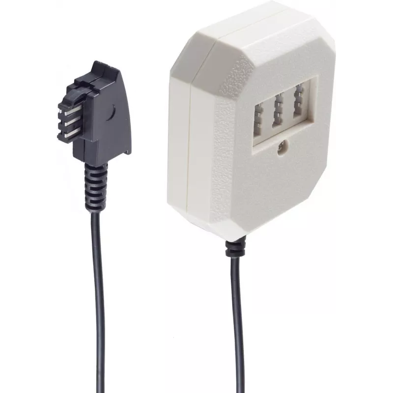 telefona kabelis ShiverPeaks BS71015-6 6 m melns