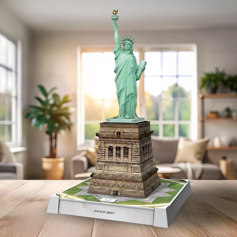 Puzle 3D Brīvības statuja