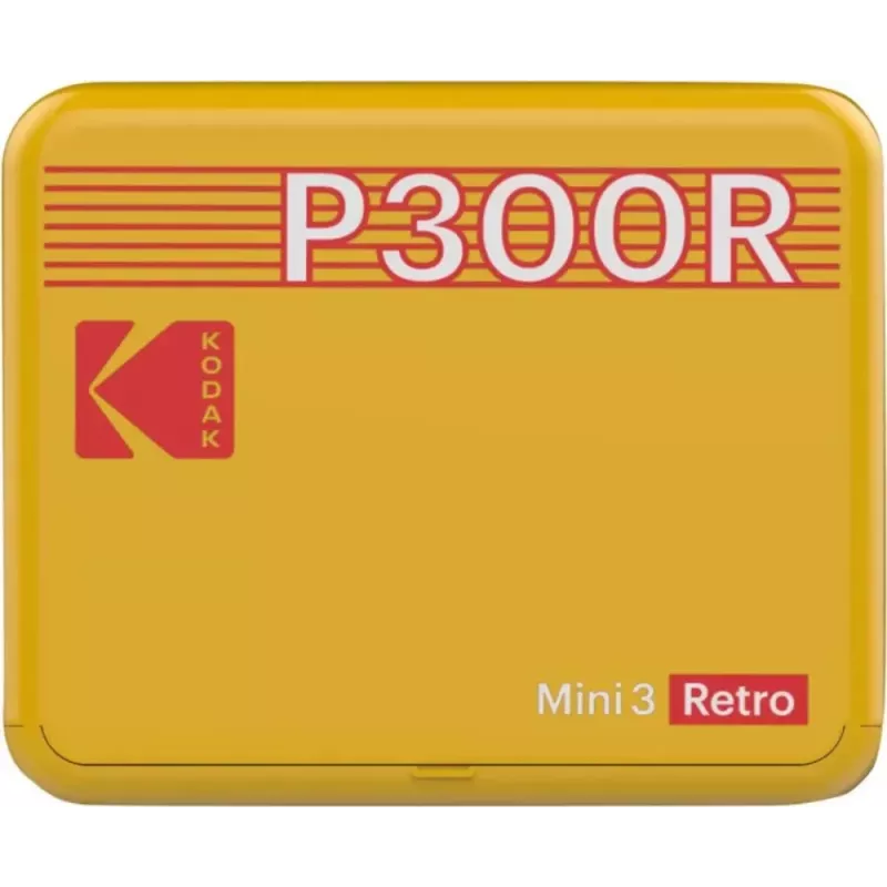 Printer Kodak Mini 3 Square Retro Pass Photo Printing Technology dzeltens