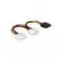 Power kabelis SATA HDD DeLOCK 60103 2x 4pin male/female 0.165 m