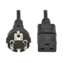 Eaton strāvas kabelis Schuko uz C19 H05VV-F 16A 2,5M (P050-2P5M-EU)