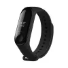 Silikona siksniņa FIXED Xiaomi Mi Band 3/4 — melna, maināma elastīga izturīga silikona