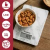 Virtuves svari Beper P102BIL004 - digitālie, 5 kg, 1 g, balts marmors