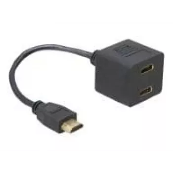 HDMI Adapteris DeLOCK 65056 0,2 m vīrišķais uz 2x sievišķo