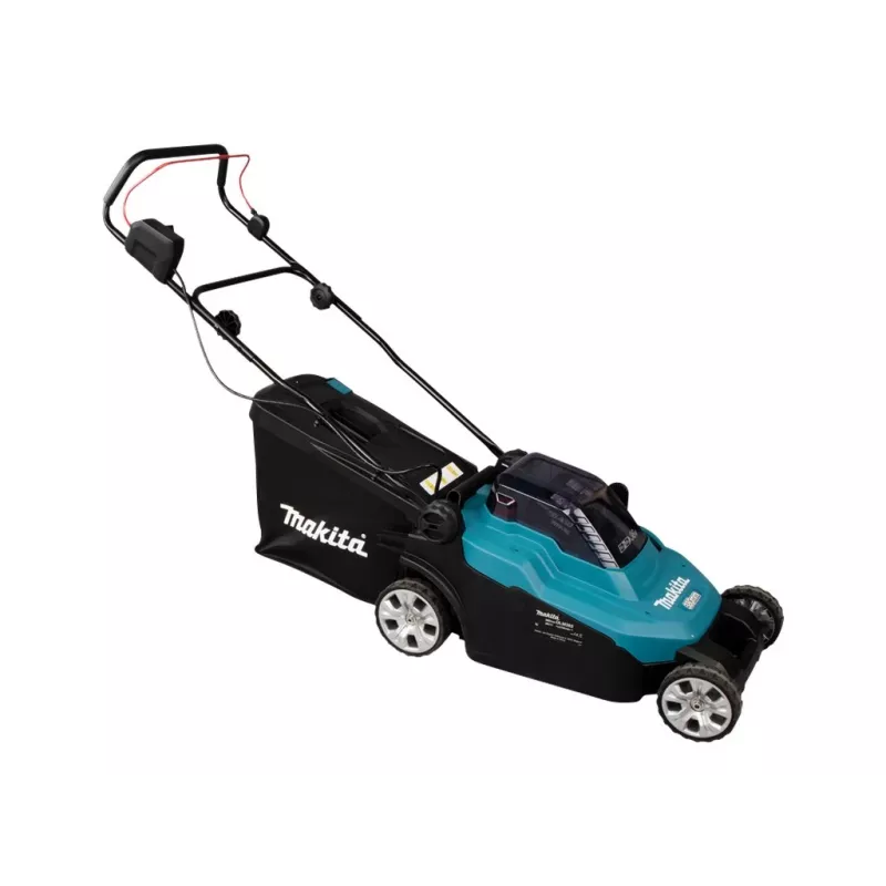 Makita DLM382PM2 - Zālāja pļāvējs - Bezvada - 18 V - 4 Ah - 2 baterijas - 3700 apgr./min - 38 cm - 16,9 kg
