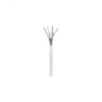 Wentronic Goobay CAT 6 tīkla kabelis, S/FTP (PiMF), pelēks, 100 m — CU, AWG 23/1 (ciets), LSZH (50977)