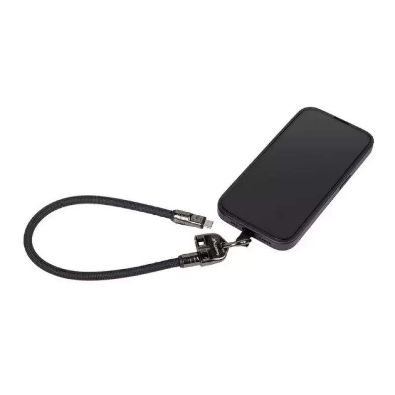 USB-C kabelis LANBERG CA-CMCM-10LN-0003-BK 0,3 m 240W Melns
