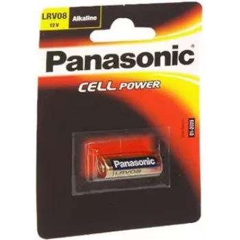 Panasonic sārma baterija LRV08, 38 mAh, 12 V, saderīga ar: MN21, GP23A, E23A, V23GA, 8LR932, K23A, RPX625A, L1028 (LRV08L/1BE)
