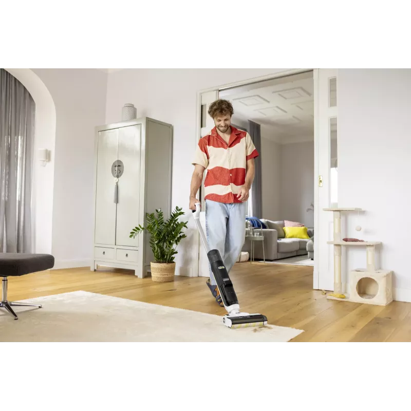 Grīdas tīrītājs trīs vienā Karcher FCV 3 1.056-122.0 — Sausā un mitrā tīrīšana, 160 W, balts