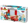 Konstruktors LEGO DUPLO 10456 Disney Zibens Makvīna vizīte pie Doka darbnīcā — 35 detaļas, piemērots bērniem no 2 gadu vecuma, lielie klucīši