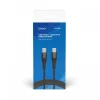 USB C uz USB C kabelis SAVIO CL-159 1 m, USB 2.0 (480 Mbit/s), melns, 2.1 A
