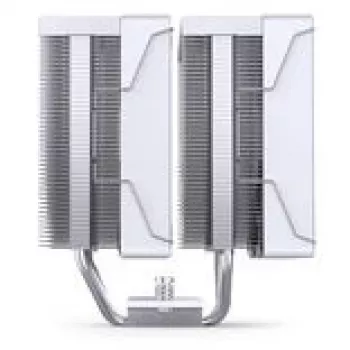 CPU dzesētājs Jonsbo CR-3000E Dual-Tower ARGB balta, divtorņu gaisa dzesētājs ar ARGB apgaismojumu
