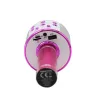 Mikrofons MANTA MIC11-PK Rozā — vadu 3,5 mm ligzda, viegls rokas mikrofons