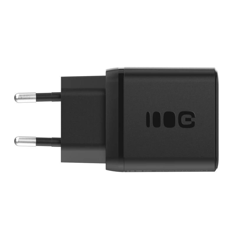 Barošanas adapteris zaļa Cell PowerSource Solo30 30W melns — USB-C viena porta lādētājs