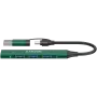 CANYON centrmezgls DS-02 4in1 USB-A/C Zaļš