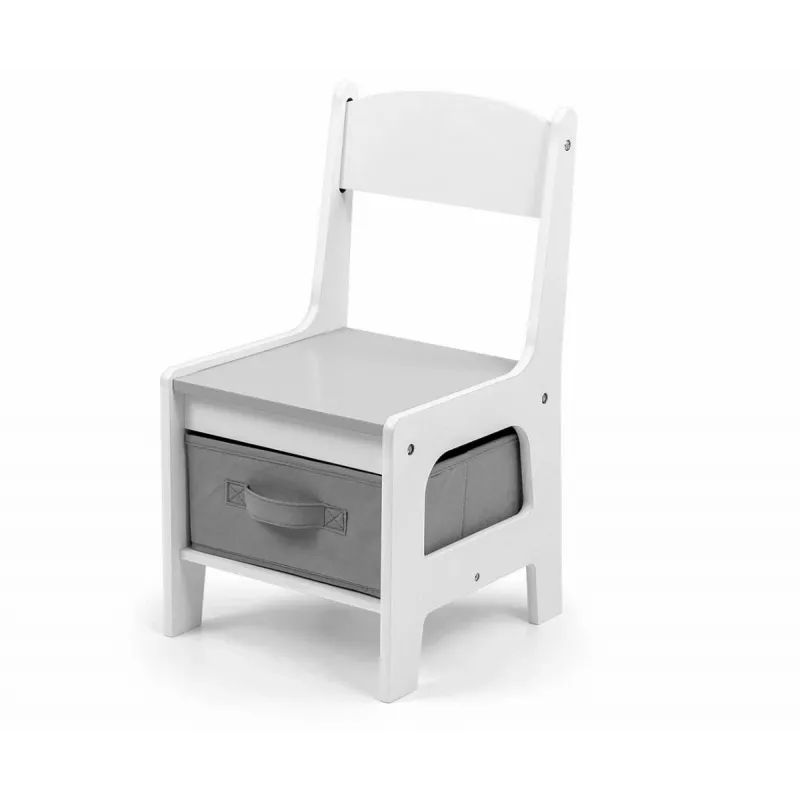 Bērnu mēbeļu komplekts Milly Mally Sven balta – modelis 5488, balta apdare