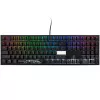 Ducky One 2 RGB tastatūra Spēļu USB QWERTY Melna Mehāniska Ar vadu
