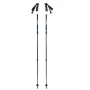Trekking nūjas Leki EAGLE zili-baltas regulējamas alumīnija 3-segmentu 110–145 cm, 270 g