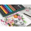 Eļļas bāzes zīmuļu komplekts Faber-Castell Polychromos & Pitt Graphite Matt 21 gab. Daudzkrāsains