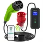 Qoltec Mobile EV Car Charger Adjustable 2in1 Type2 | 7kW | 230V | CEE 3 PIN | Wi-fi | LCD | Portable | Wallbox | 5m