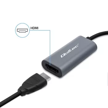 Adapter USB-C to HDMI 4K 60Hz 32AWG QOLTEC