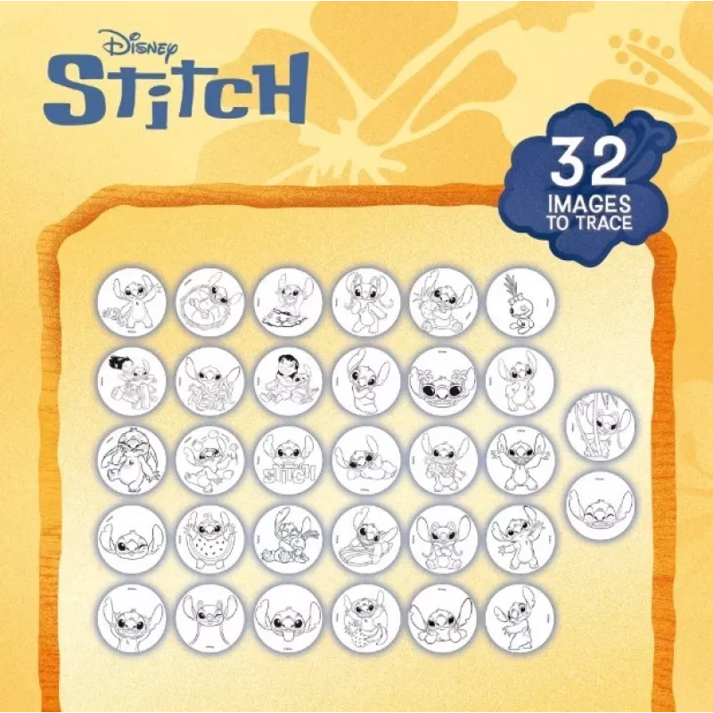 Stitch projektora zīmēšanas skolas komplekts