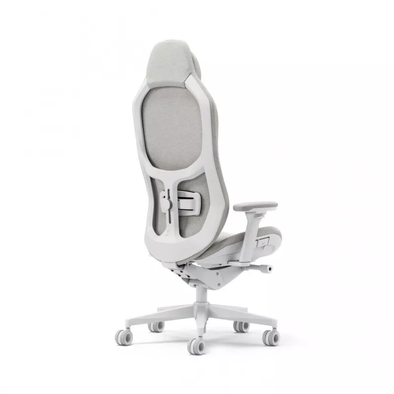 Fractal Design FD-CH-RE1F-02 spēļu krēsls, PC spēļu krēsls, polsterēts sēdeklis, balts