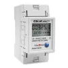 Elektrības skaitītājs QOLTEC vienfāzes DIN-iežugam 230V (MPN 50979)