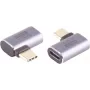USB-C adapteris ShiverPeaks 14-05035, USB 4.0, 90° taisnleņķa savienotājs