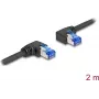 Tīkla kabelis DeLOCK RJ45 Cat.6A S/FTP 2m Melns