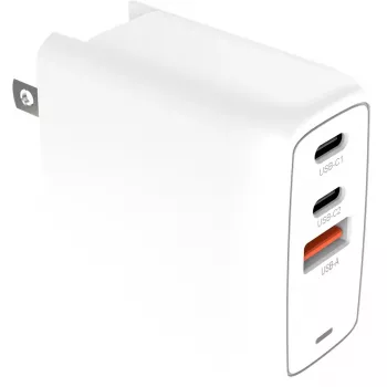 Lādētājs Creative Labs 67W GaN 1x USB-A 2x USB-C PD — 67W kopējā jauda, GaN tehnoloģija