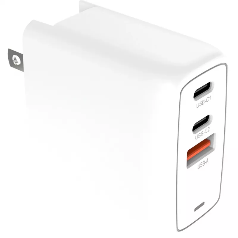 Lādētājs Creative Labs 67W GaN 1x USB-A 2x USB-C PD — 67W kopējā jauda, GaN tehnoloģija