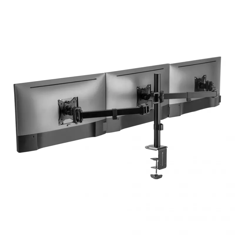 Monitora kronšteins SBOX LCD-352/3-2 13–27 collu ekrāniem, 3 sviras, maks. 9 kg katrai svirai, VESA 100x100